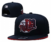 Minnesota Twins Team Logo Adjustable Hat YD (3)